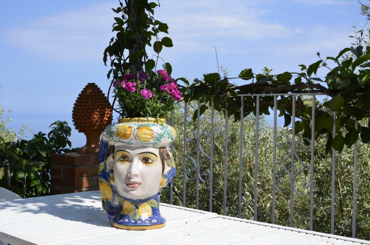 קסטלמולה Casa Il Faro Villa Con Piscina מראה חיצוני תמונה
